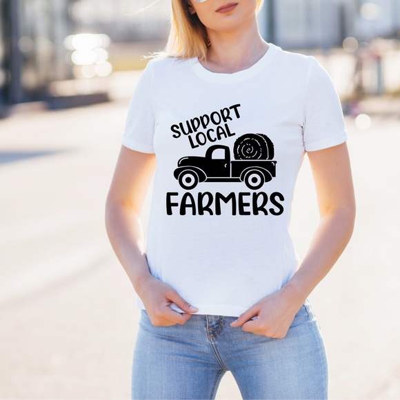 Support Local Farmers T-Shirt - Picture 1 of 3